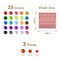 4125 Pieces, Self Adhesive Face Gems Stick on Body Jewels Crystal in 3 Size 25 Colors,25 Embellishments Sheet for Decorations Crafts Nail Makeup